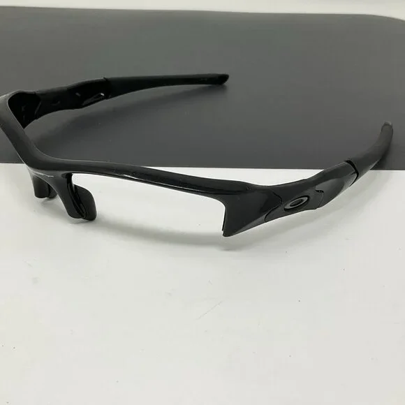 Oakley 03-899 Flak Black Half Rim Sunglasses Frame No Lenses 63 [] 14